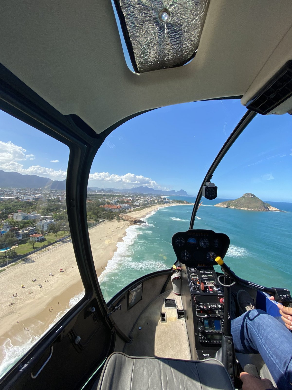 Passeio de helicóptero